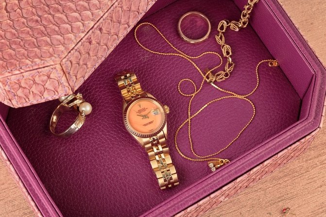 Ladies Rolex Pink Dial watch