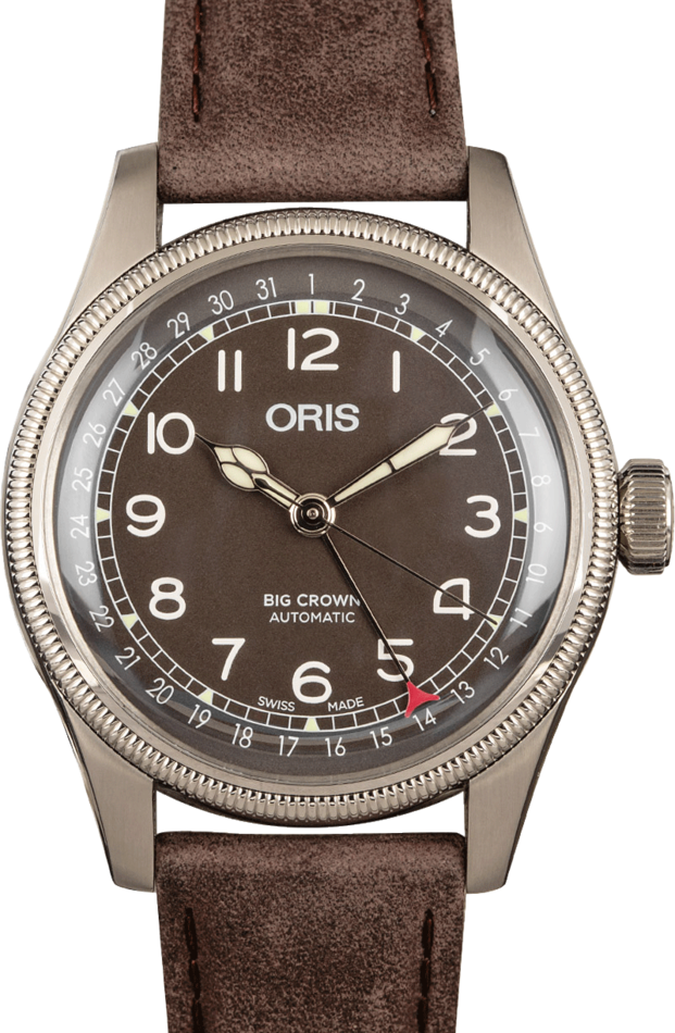 Oris Big Crown Pointer Date Stainless Steel Black Dial