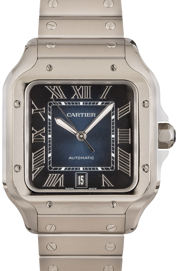 Cartier Santos de Cartier Blue Dial