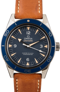 Omega Seamaster Titanium Watch Blue Dial
