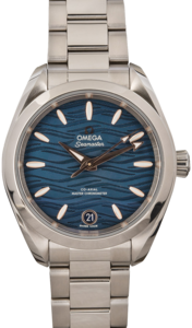 Used Omega Seamaster Aqua Terra Blue Dial