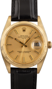 Pre Owned Rolex Date 1503 Champagne Dial