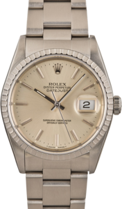 Rolex Datejust 16220 Silver Dial