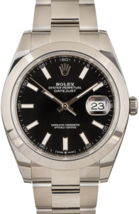 Used Rolex Datejust 41 Ref 126300 Black Dial