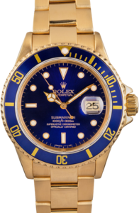 Rolex Submariner 16618 Blue Dial